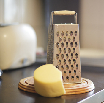 This cheese grater has helped make shredding cheese so much easier!! T